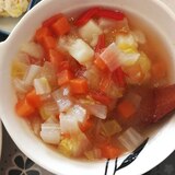 【離乳食完了期】野菜たっぷりミネストローネ風スープ
